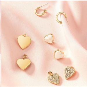 NWT - Stella & Dot - Hearts Beat as One Earring Pack